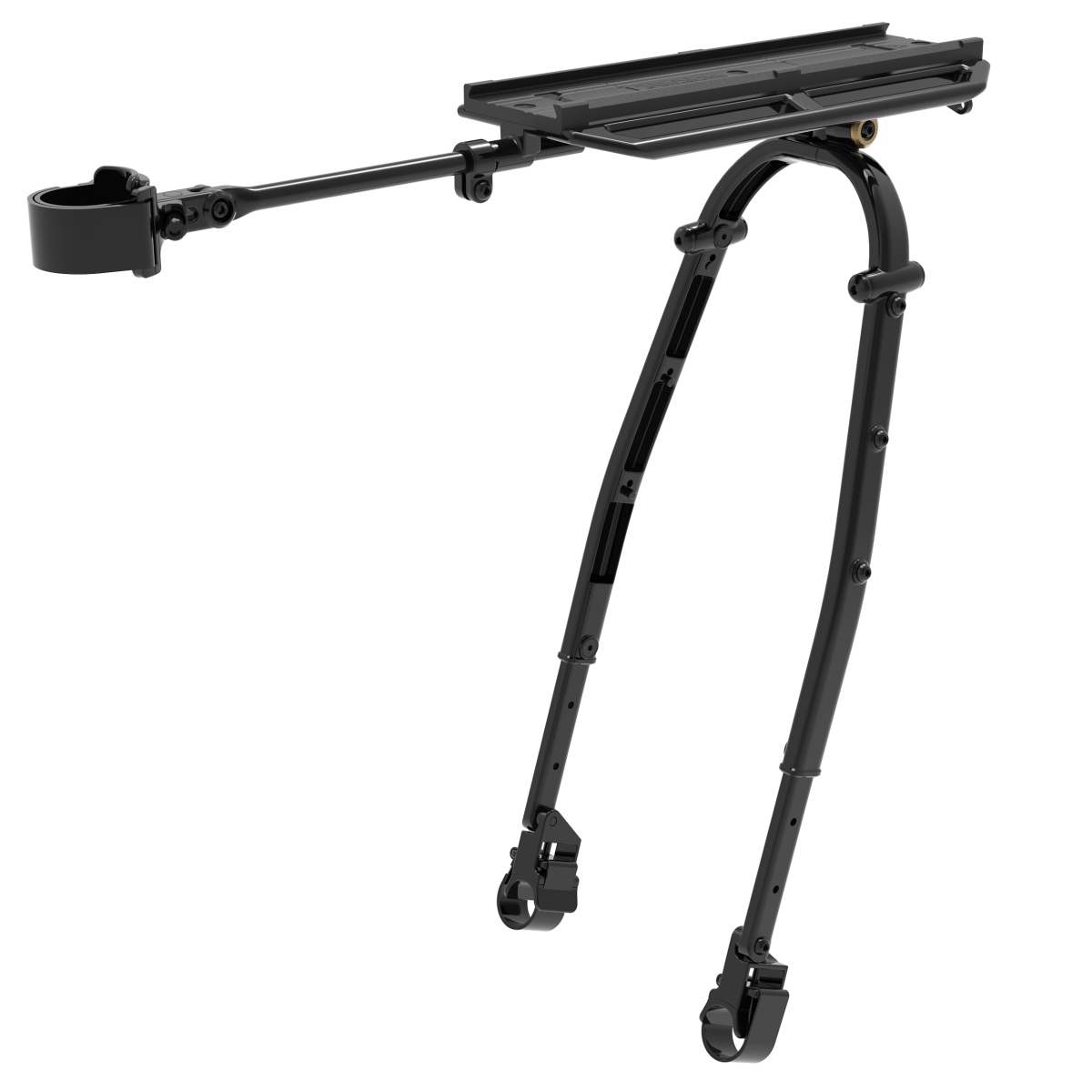 Topeak ZI:RAK universeller Rennrad / Gravel Fahrradgepäckträger mit Strap schwarz
