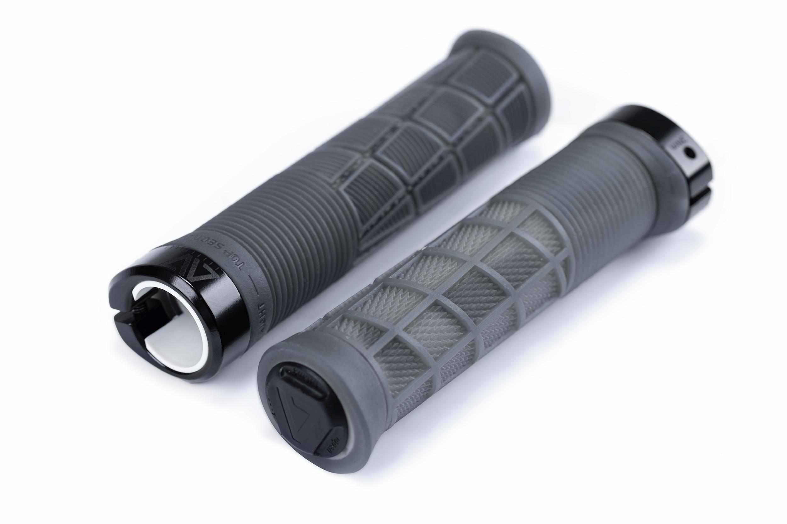 Acid Disrupt Slim MTB Fahrradgriffe translucent schwarz