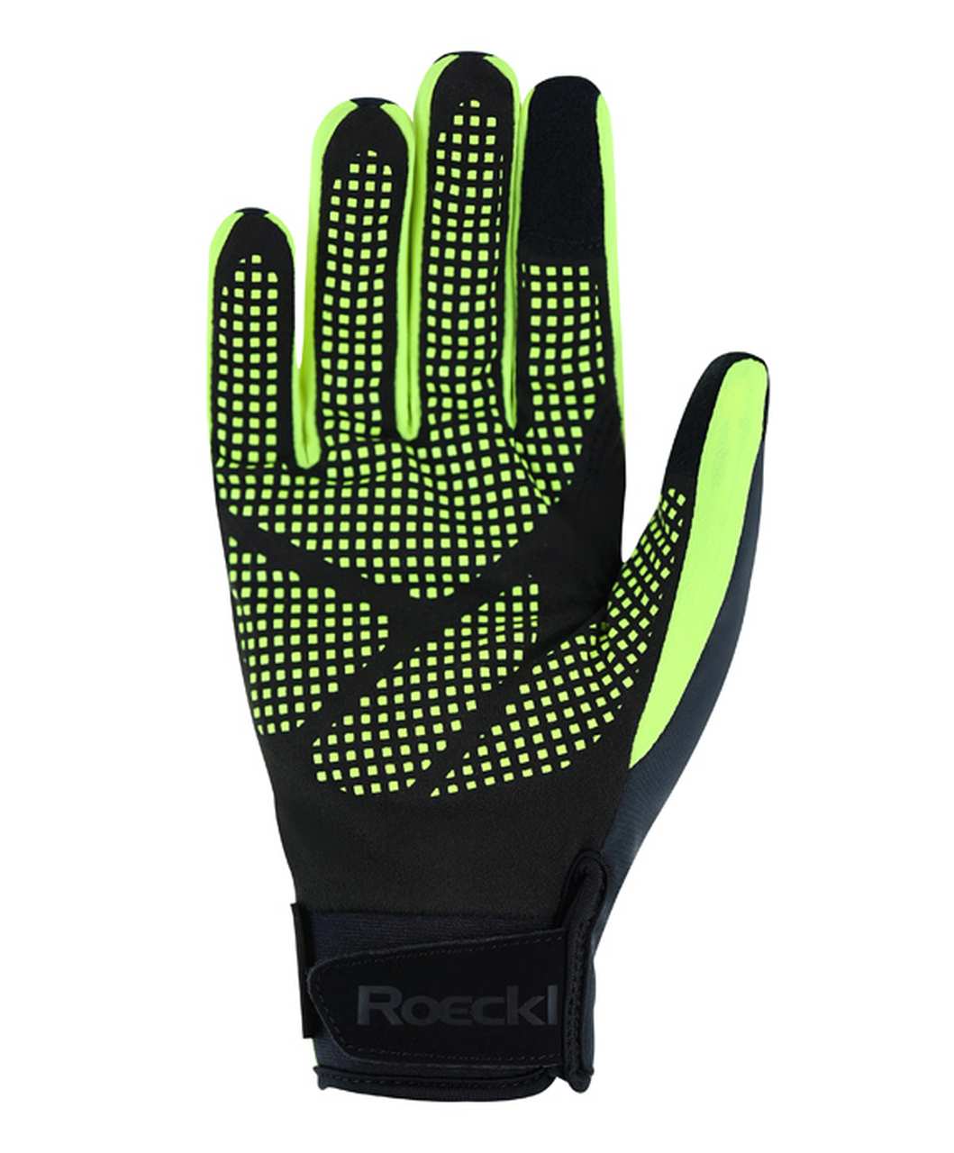 Roeckl Rapallo Winter Fahrrad Handschuhe lang wasserdicht schwarz/gelb 2027