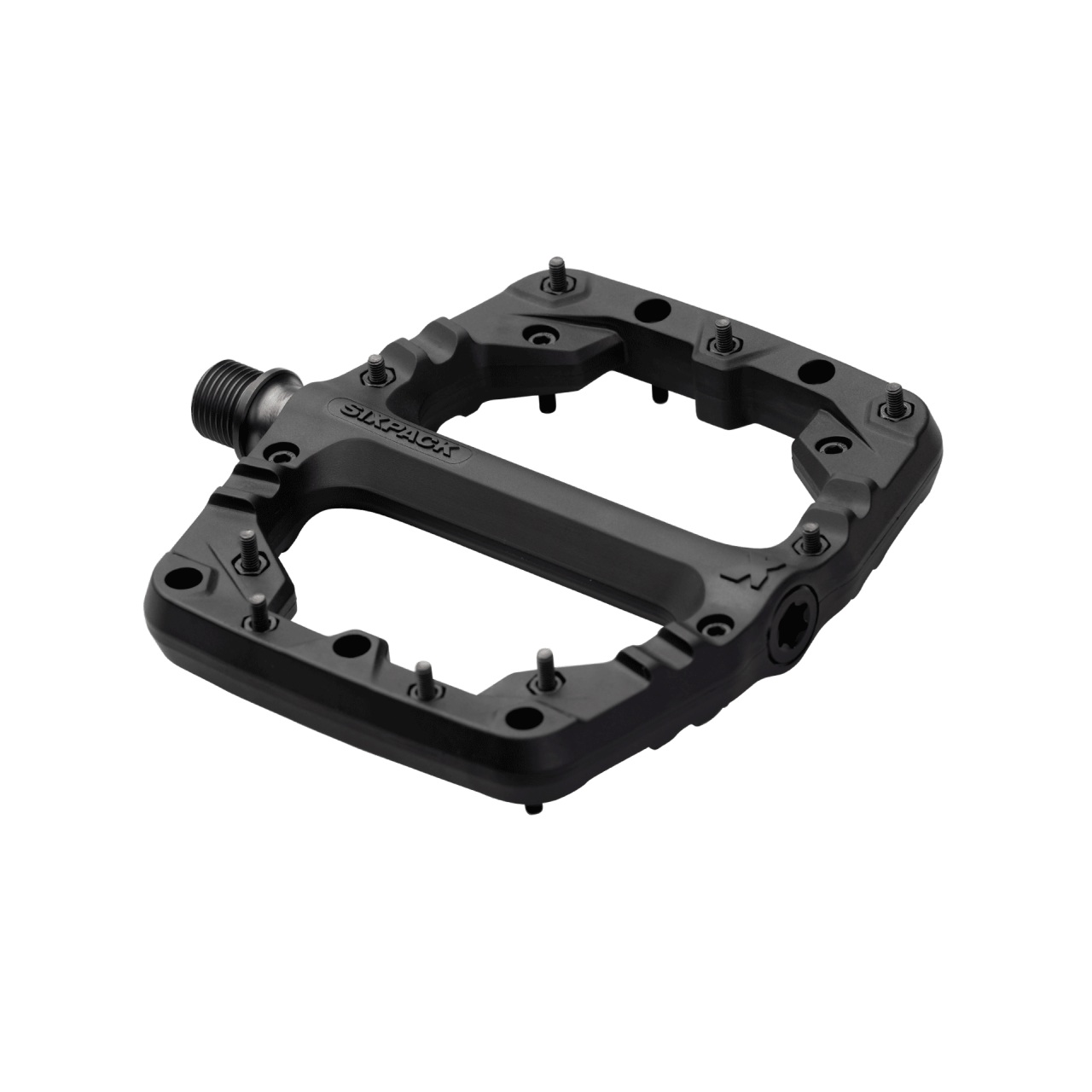 Sixpack Kamikaze PA Gravity Flat Fahrrad Pedale schwarz