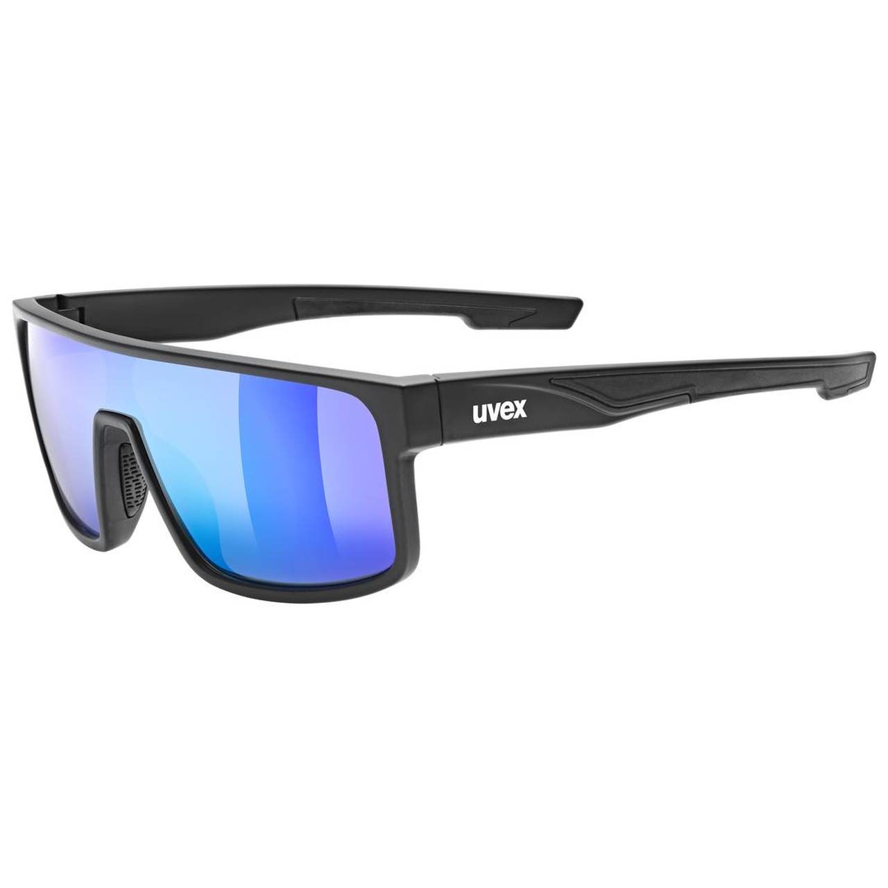 Uvex LGL 51 Sport / Freizeit Brille matt schwarz/mirror grün