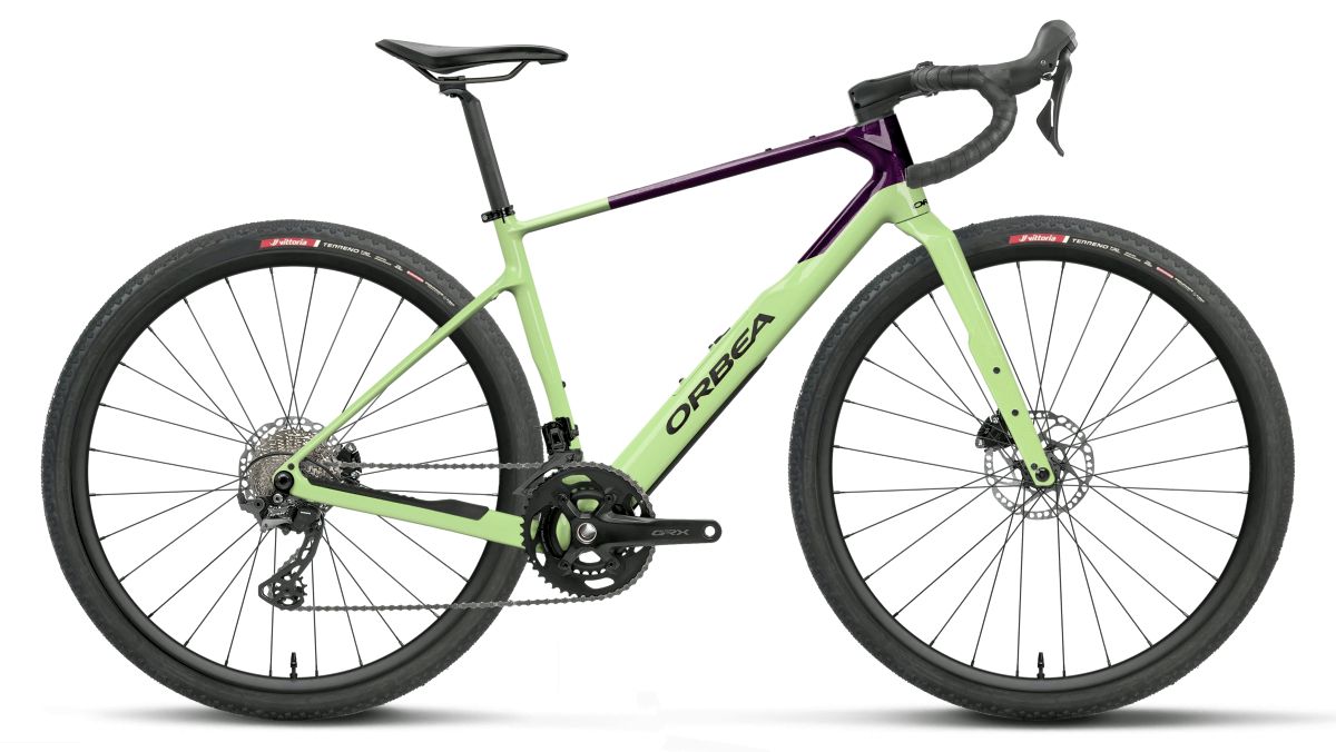 Orbea Terra M30TEAM Carbon Gravel Fahrrad acid gum/fantasy purple carbon view 2027
