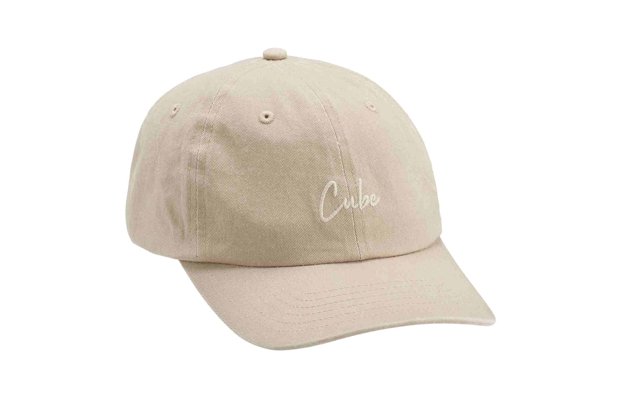 Cube 6 Panel Cap / Mütze washed beige
