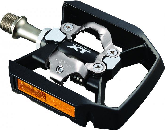 Shimano Deore XT PDT8000 Flat & Klick Fahrrad Pedale schwarz