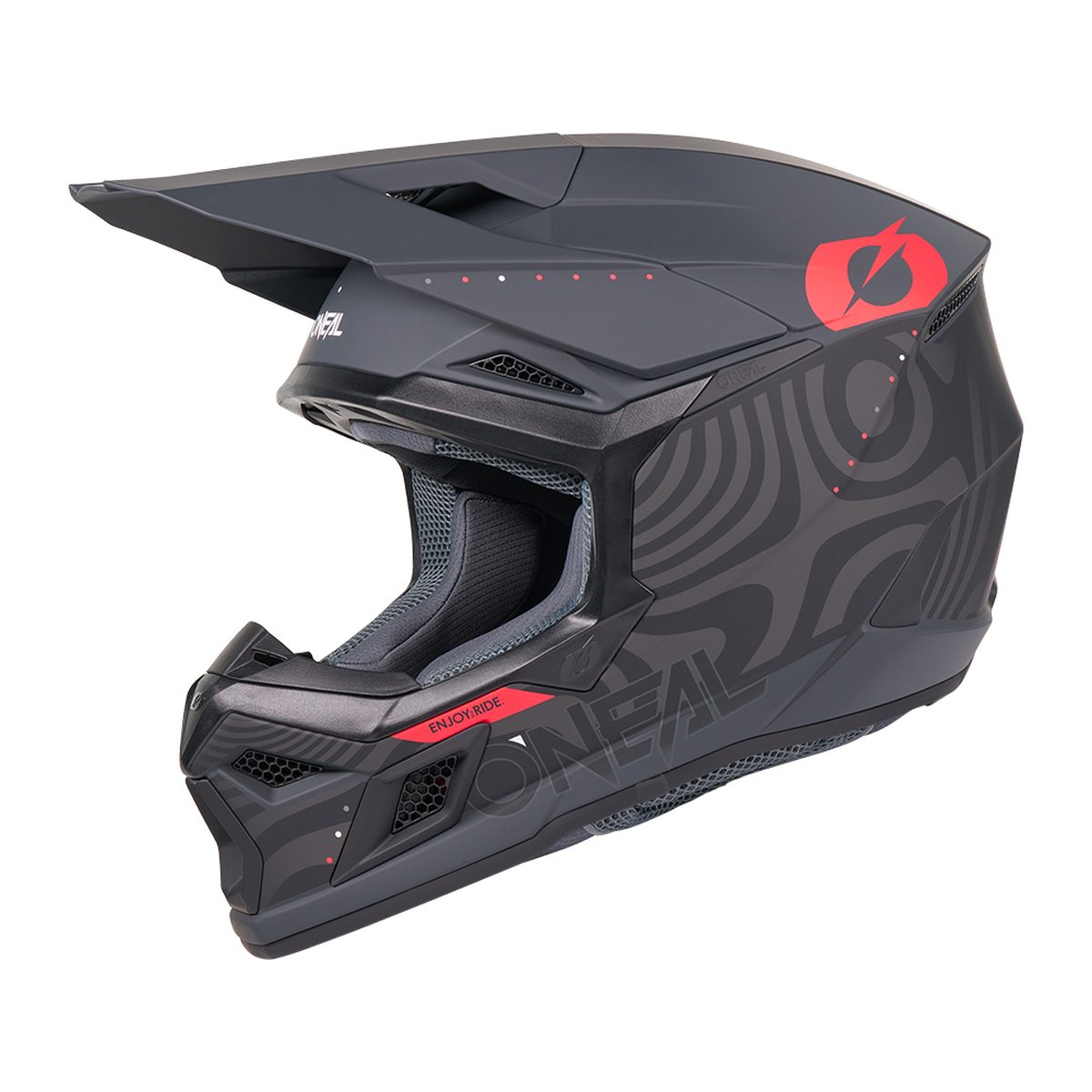 O'Neal 3SRS Nova Motocross Enduro MTB Helm schwarz 2027