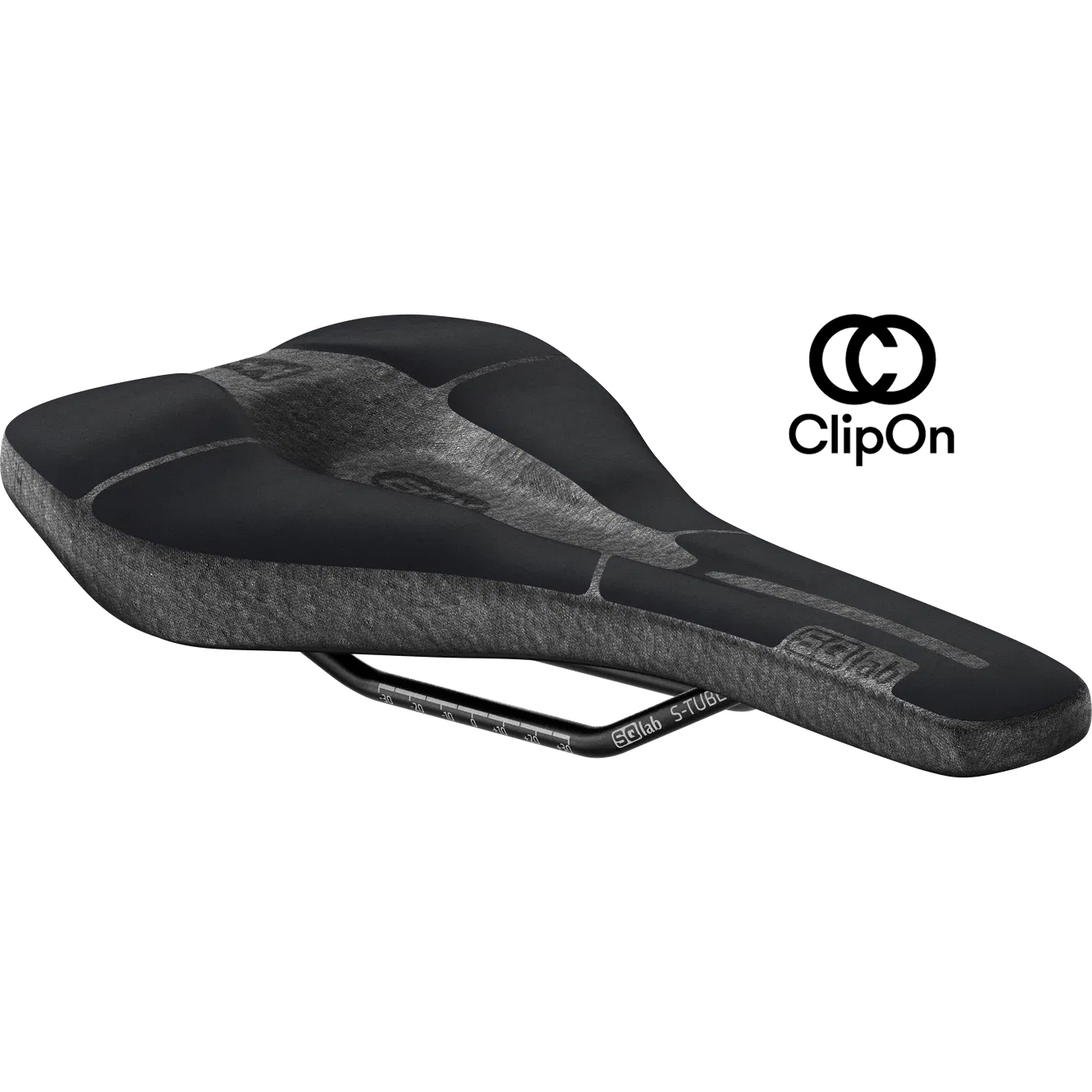 SQlab 6OX ClipOn Infinergy Ergowave Unisex MTB Tour / Travel E-Bike Fahrrad Sattel schwarz