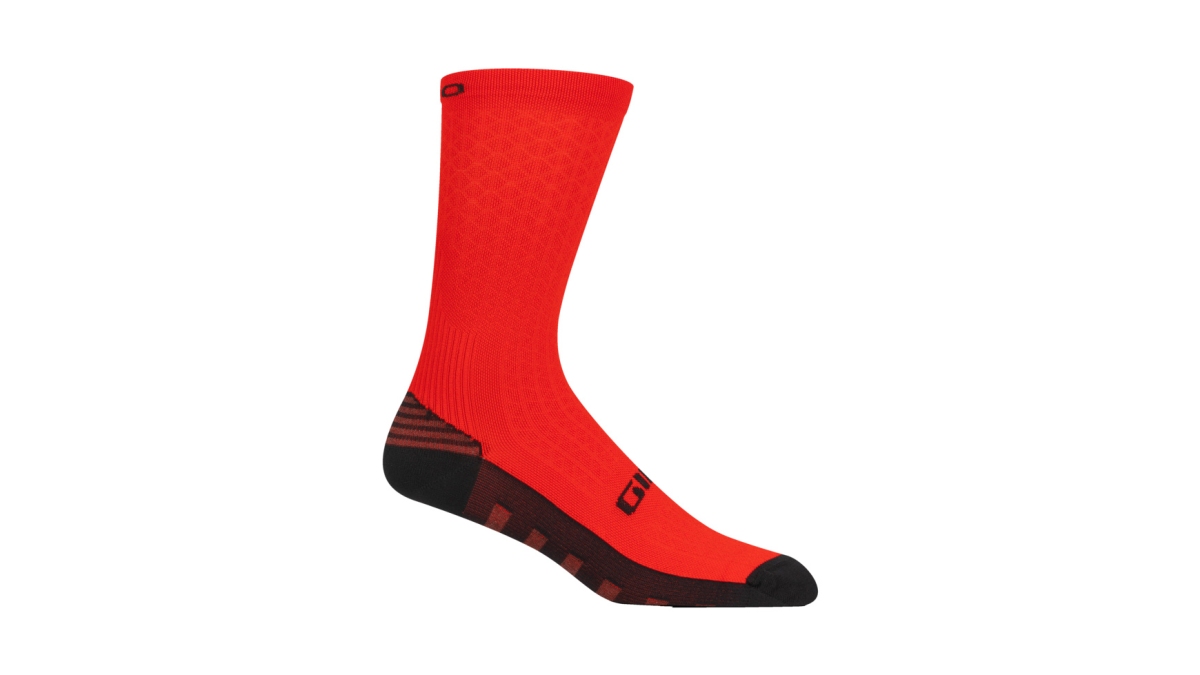 Giro HRC + Grip Fahrrad Socken rot 2025