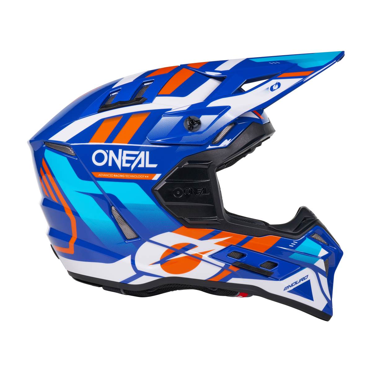 ONeal EX-SRS Dust Motocross Enduro MTB Helm blau/orange 2026