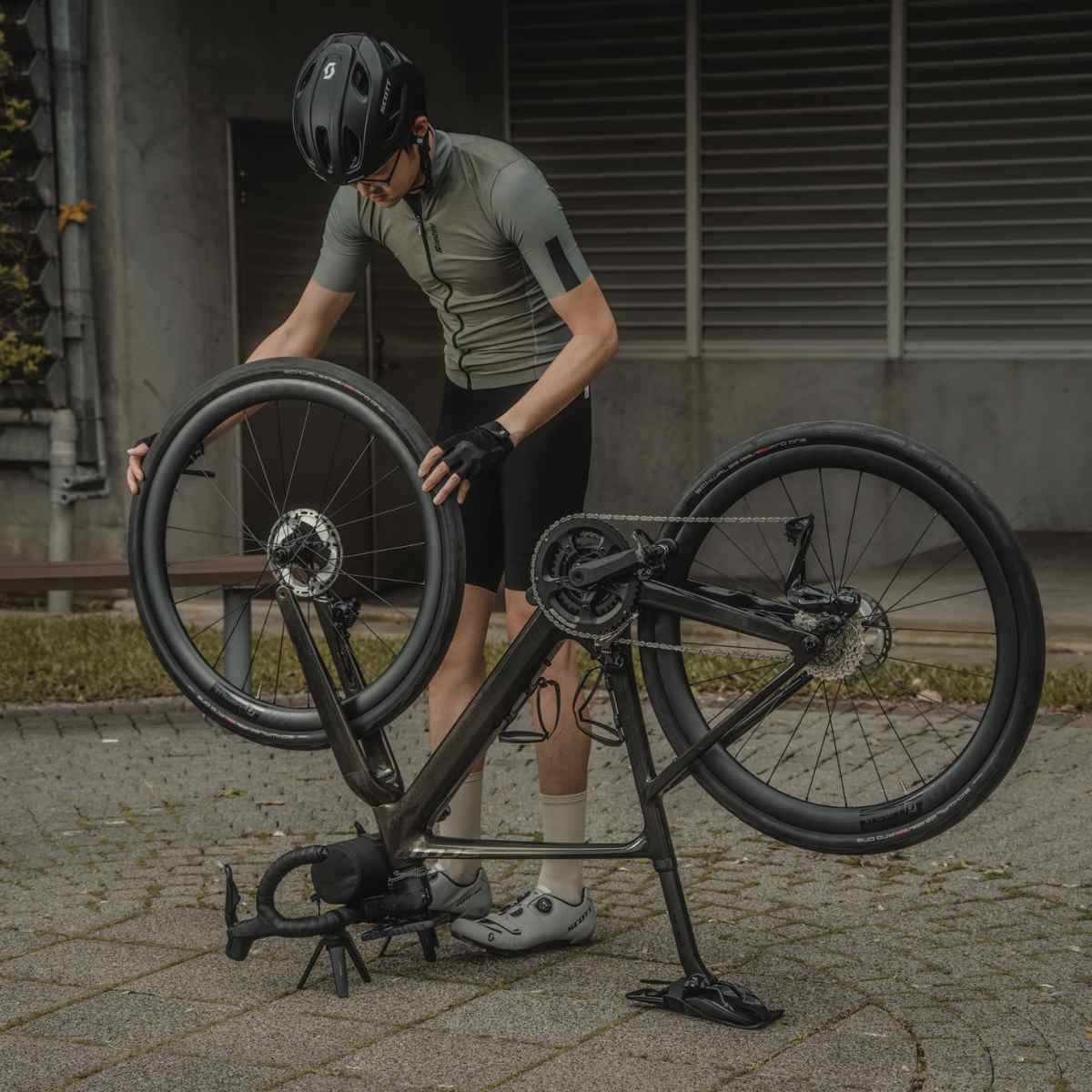 Topeak Up-Up Stand Faltbare Mini-Ständer für Reparaturen unterwegs schwarz