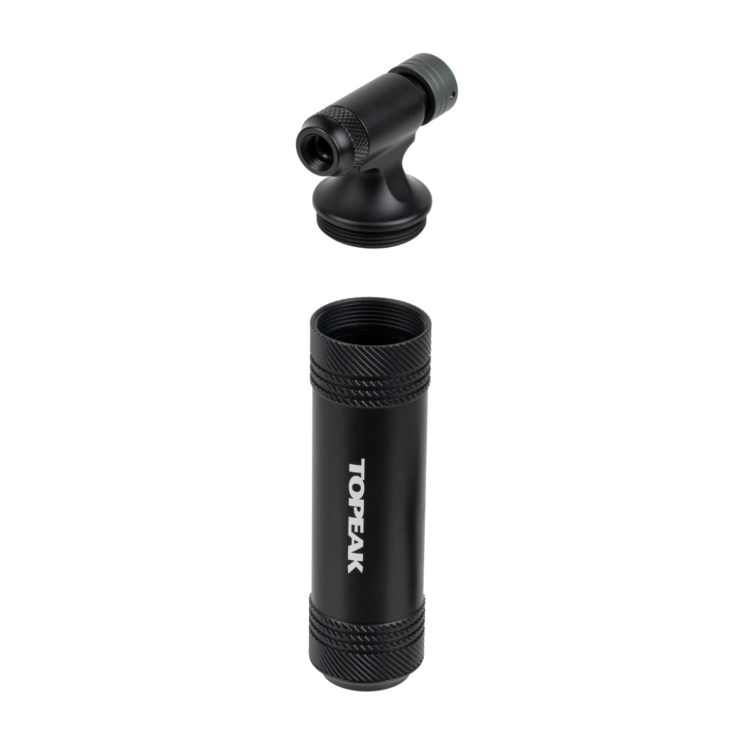 Topeak AirBooster Pro Fahrrad CO2 Kartuschen Pumpe schwarz