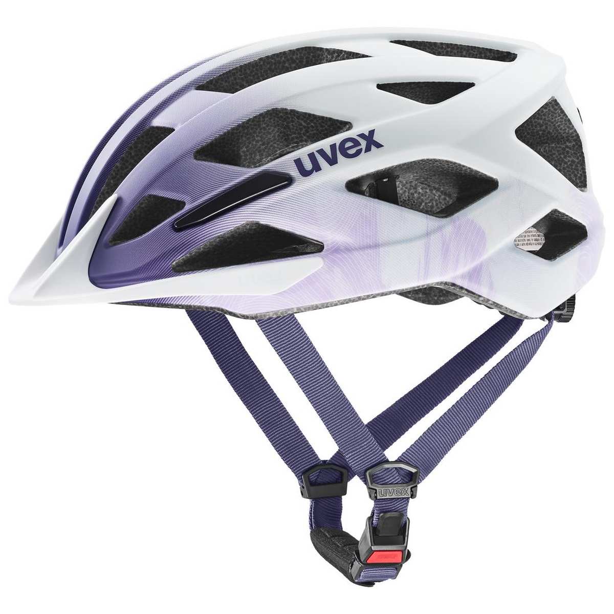 uvex Air Wing 2 cc Fahrrad Helm matt weiß/lila 2027
