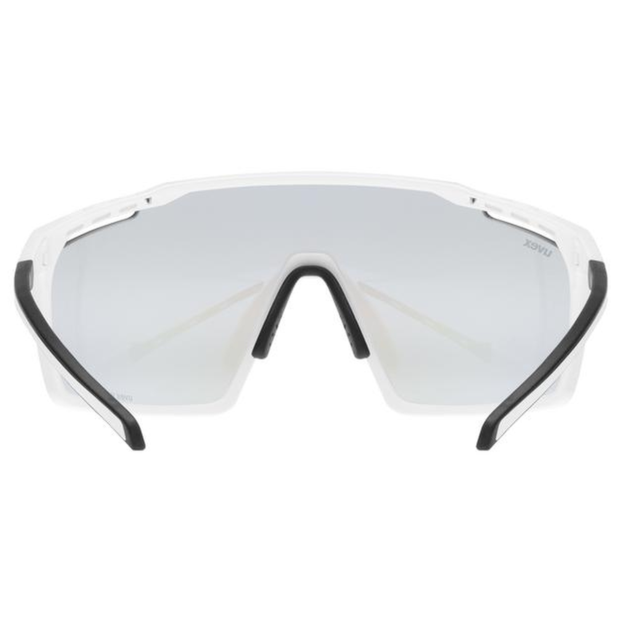 Uvex Mtn Perform V Outdoor / Sport Brille matt weiß/litemirror blau