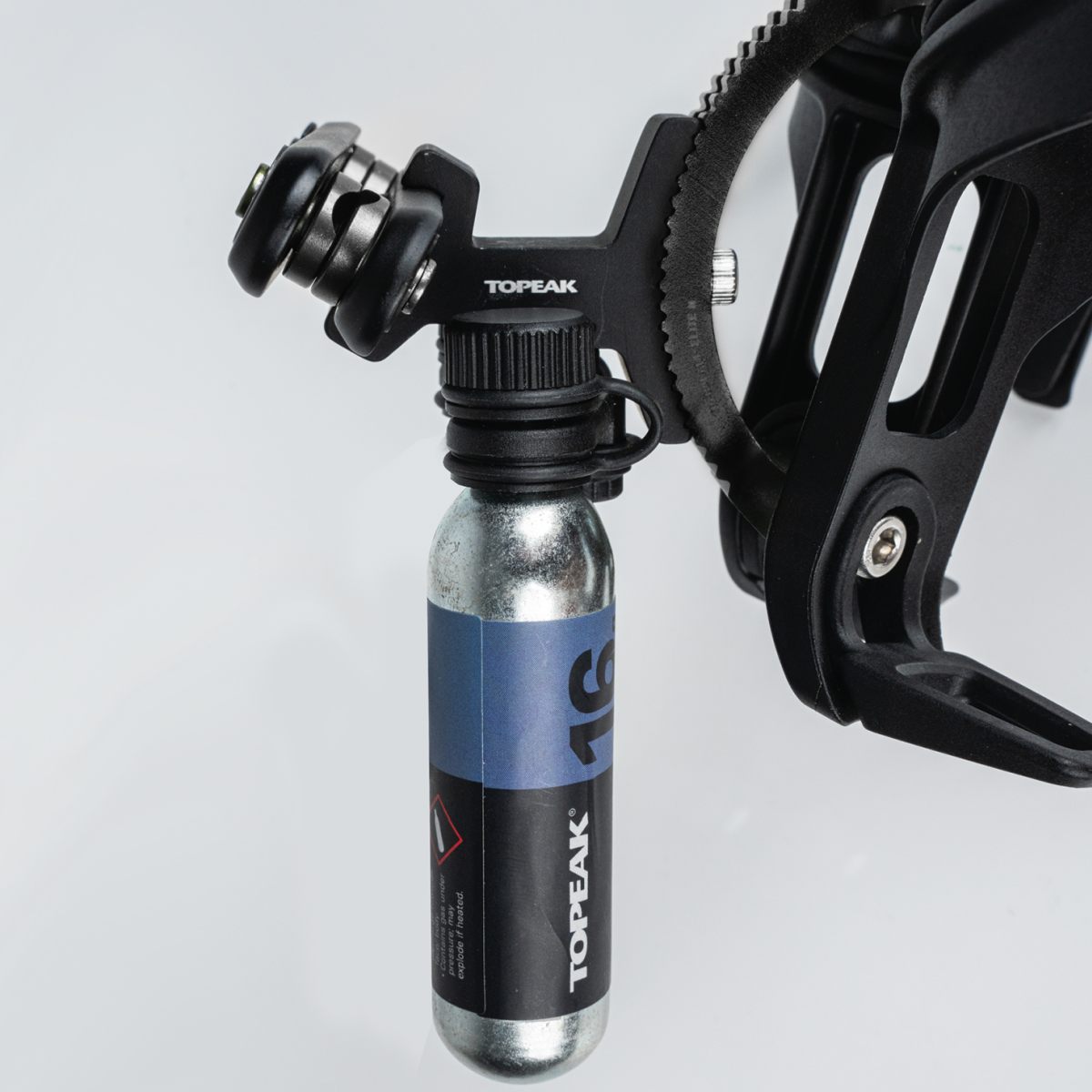Topeak Tri-Backup Elite 2 Triathlon Sattelgestell Flaschenhalter Adapter schwarz
