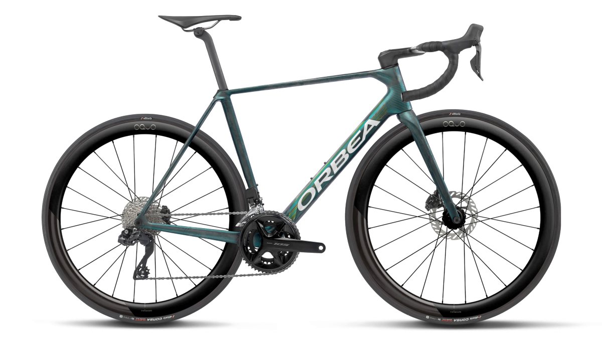 Orbea Orca M30i LTD PWR Carbon Rennrad escape green/carbon view matt 2027
