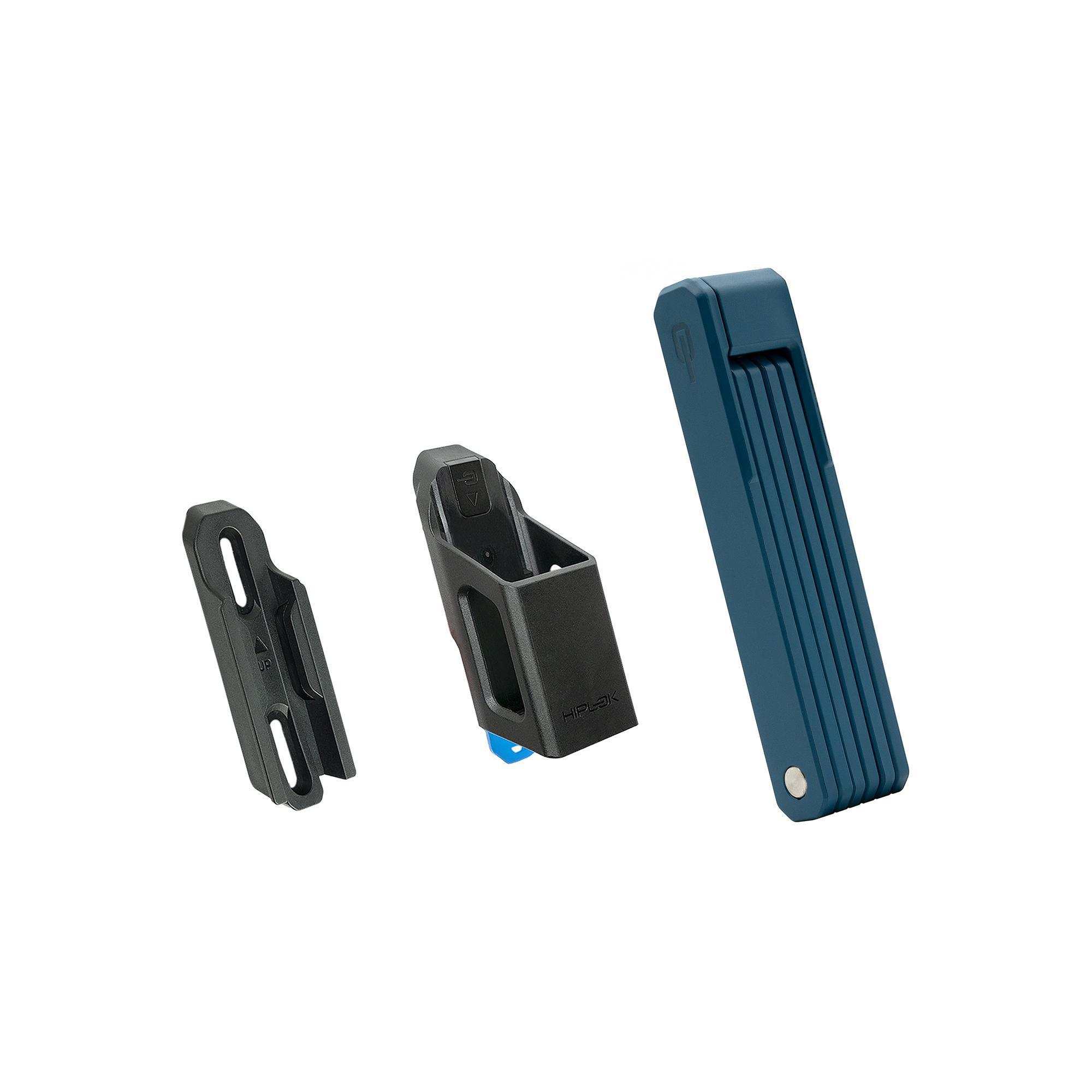 Hiplok Switch 85cm Fahrrad Faltschloss blau
