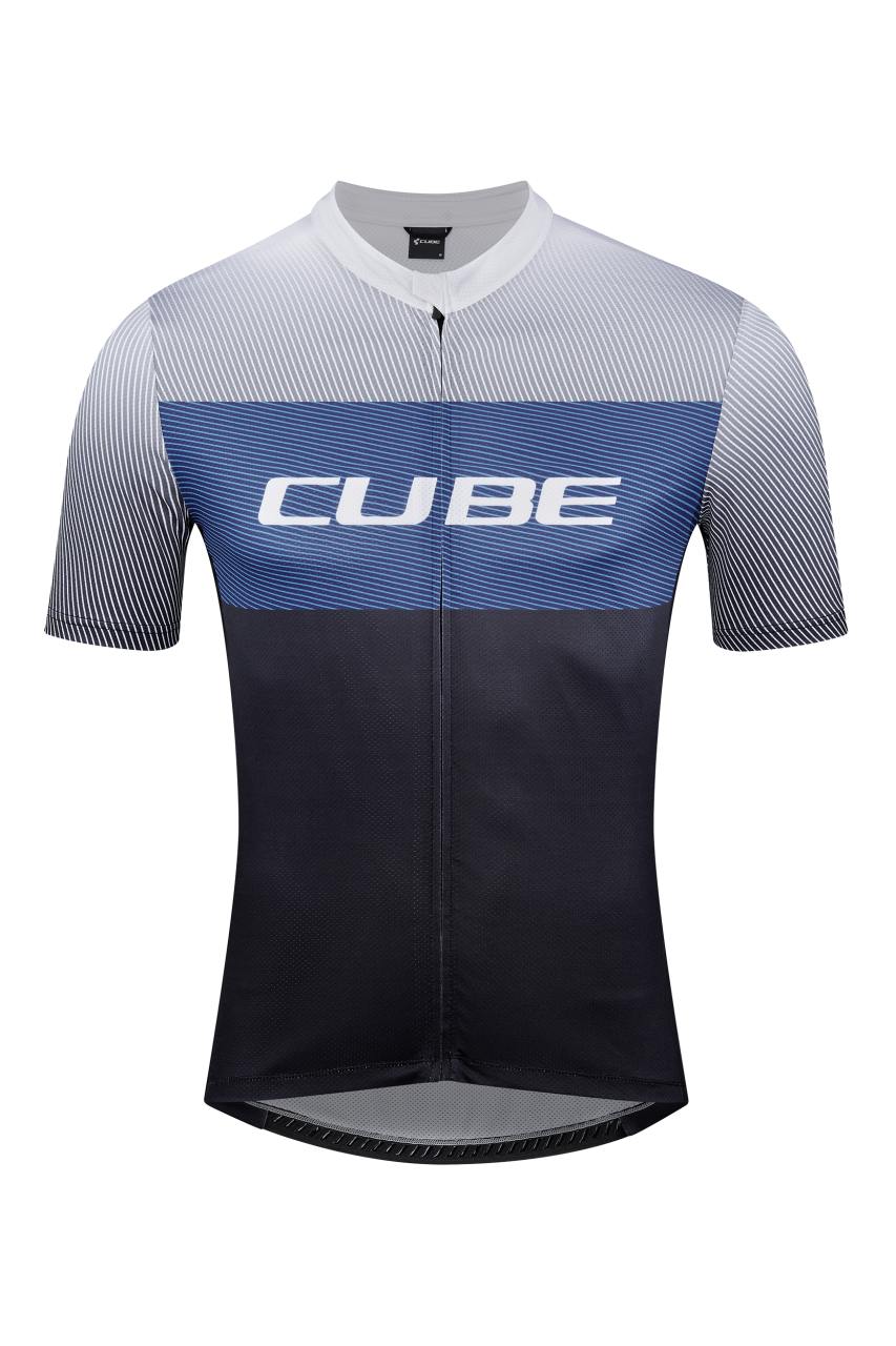 Cube Teamline Cmpt Fahrrad Trikot kurz schwarz/blau 2027