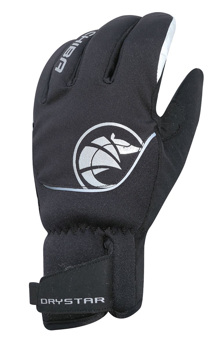 Chiba Dry Star Winter Fahrrad Handschuhe schwarz/silberfarben 2027