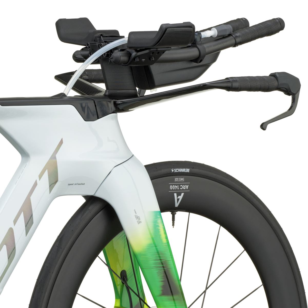 Scott Plasma RC Pro Carbon Triathlon / Zeitfahrrad cumulus weiß/viper grün 2027