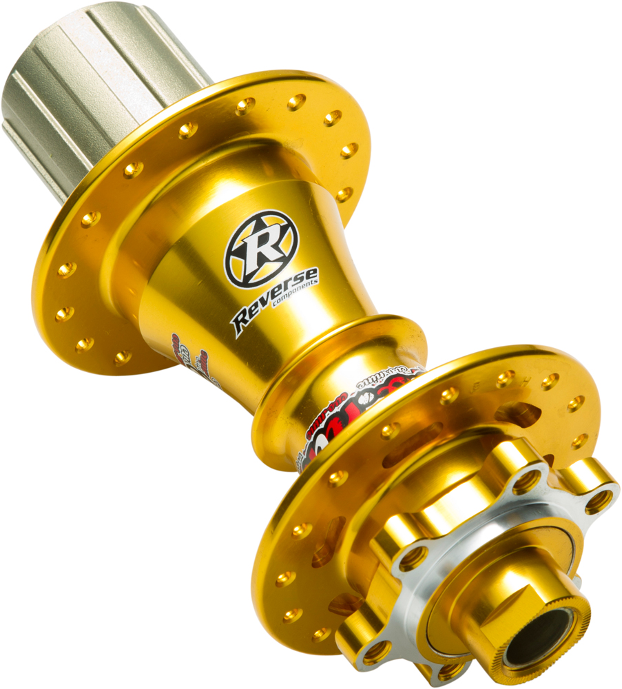 Reverse EVO-9 Disc Hinterrad Nabe 150/12mm 32loch gold