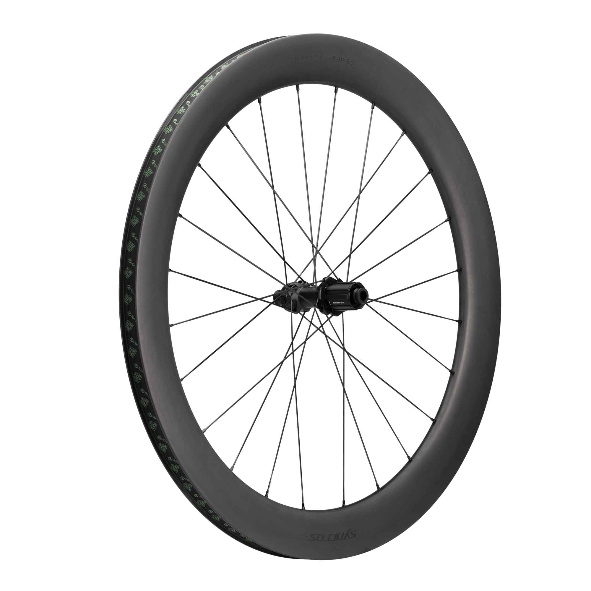 Syncros Capital 1.0s 60 Carbon Rennrad Laufradsatz matt schwarz