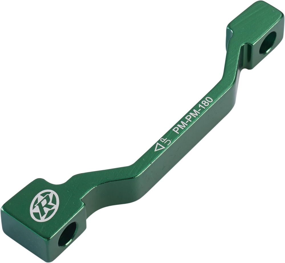 Reverse Scheibenbremsen Adapter PM-PM von 160 auf 180mm grün