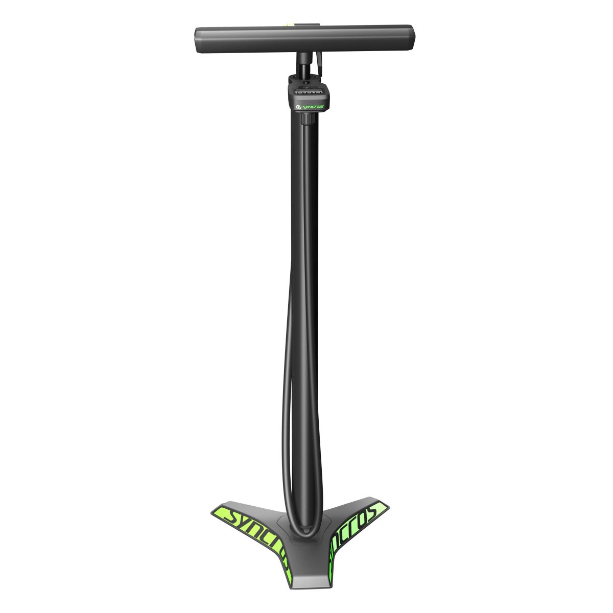 Syncros Vernon 2.0 Digital Fahrrad Standpumpe schwarz/grün