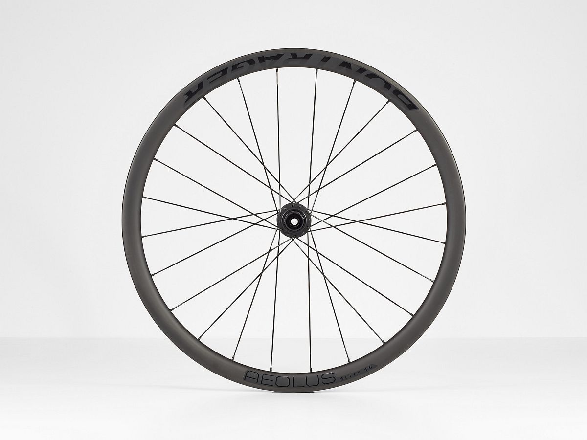 Bontrager Aeolus Elite 35 Disc TLR 700 24H Carbon Rennrad Vorderrad schwarz