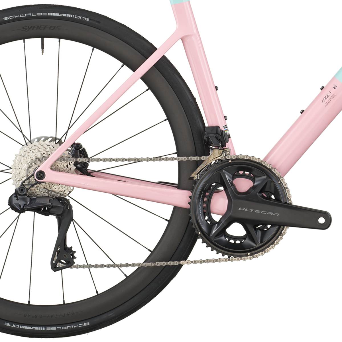 Scott Addict RC 10 Carbon Rennrad gelato blau/rosa 2026