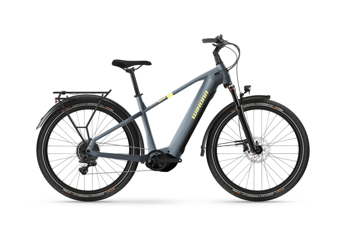 Winora Yucatan X10 High 27.5'' Pedelec E-Bike Trekking Fahrrad grün 2025