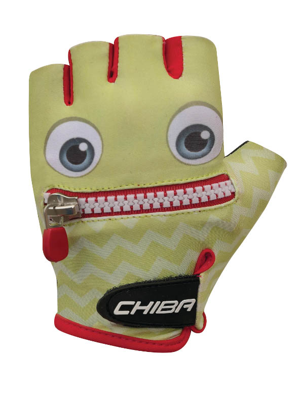 Chiba Cool Kids Kinder Fahrrad Handschuhe kurz gelb 2027