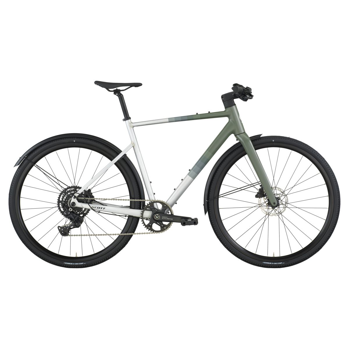 Scott Metrix 30 EQ Fitnessbike wenge grün/silberfarben 2026