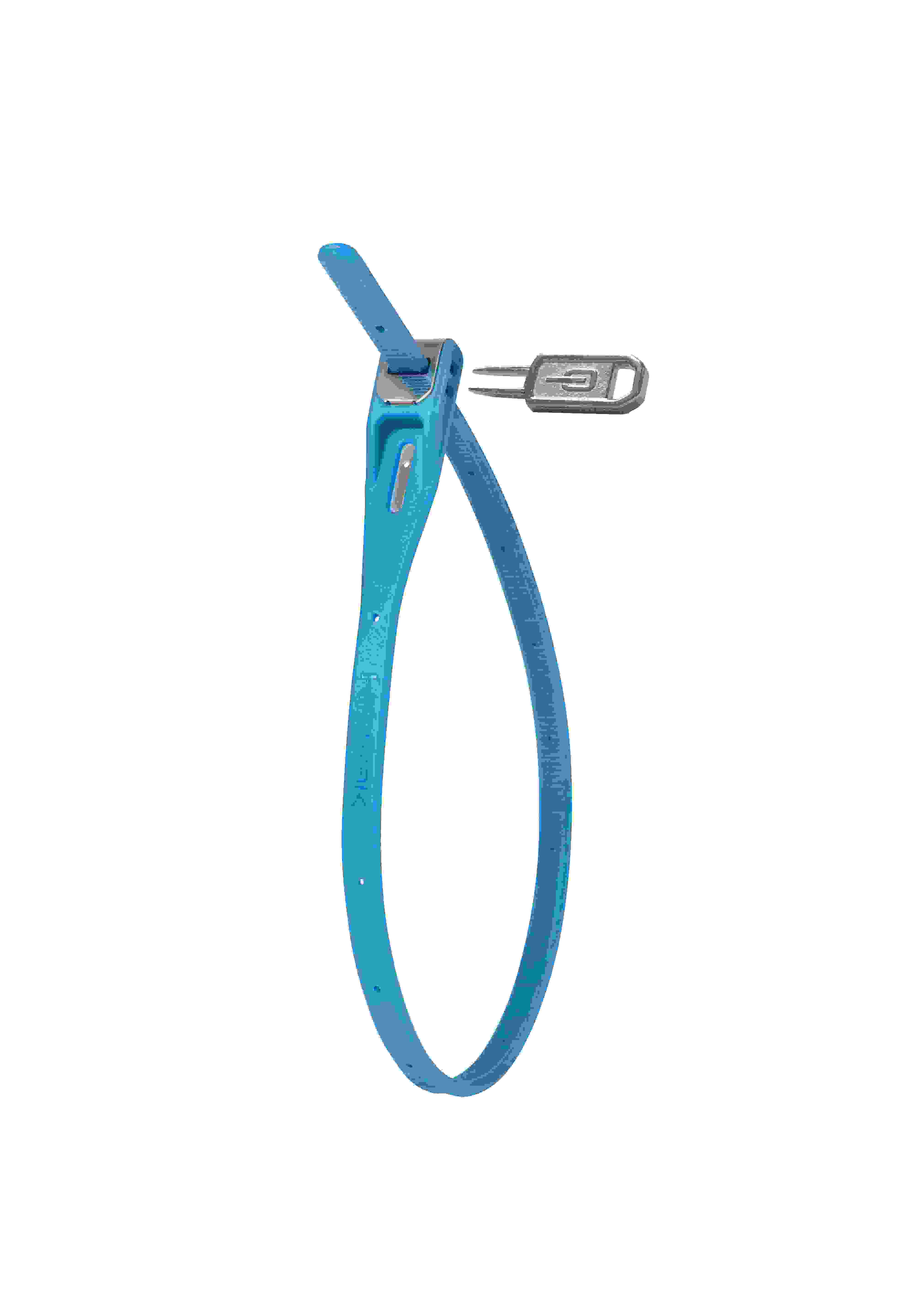 Hiplok Z Lok 40cm Fahrrad Kabelbinderschloss blau