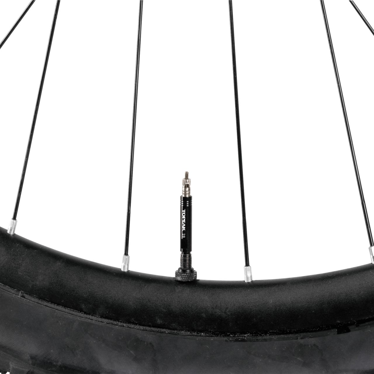 Topeak Tubi Valve Extender Ventil Verlängerung inkl. Schlüssel 70mm (2er Set)