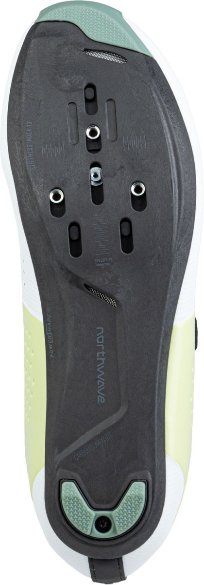 Northwave Storm Carbon Rennrad Fahrrad Schuhe weiß/grün 2025