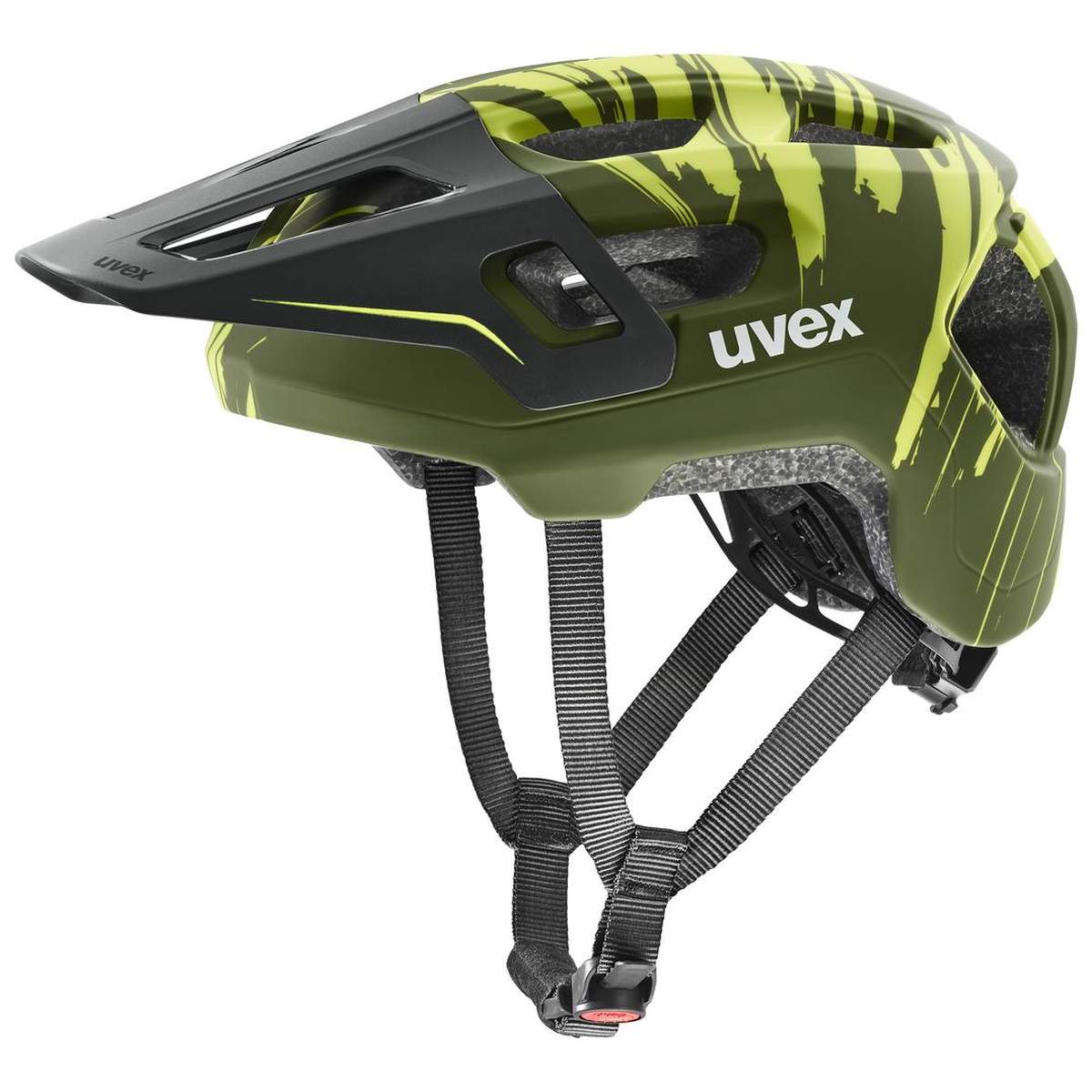 uvex React Jr. MTB / DH Fahrrad Helm Gr. 52-56cm matt olive grün 2027