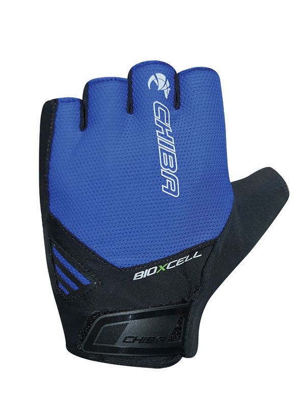 Chiba BioXCell Air Fahrrad Handschuhe kurz blau/schwarz 2027