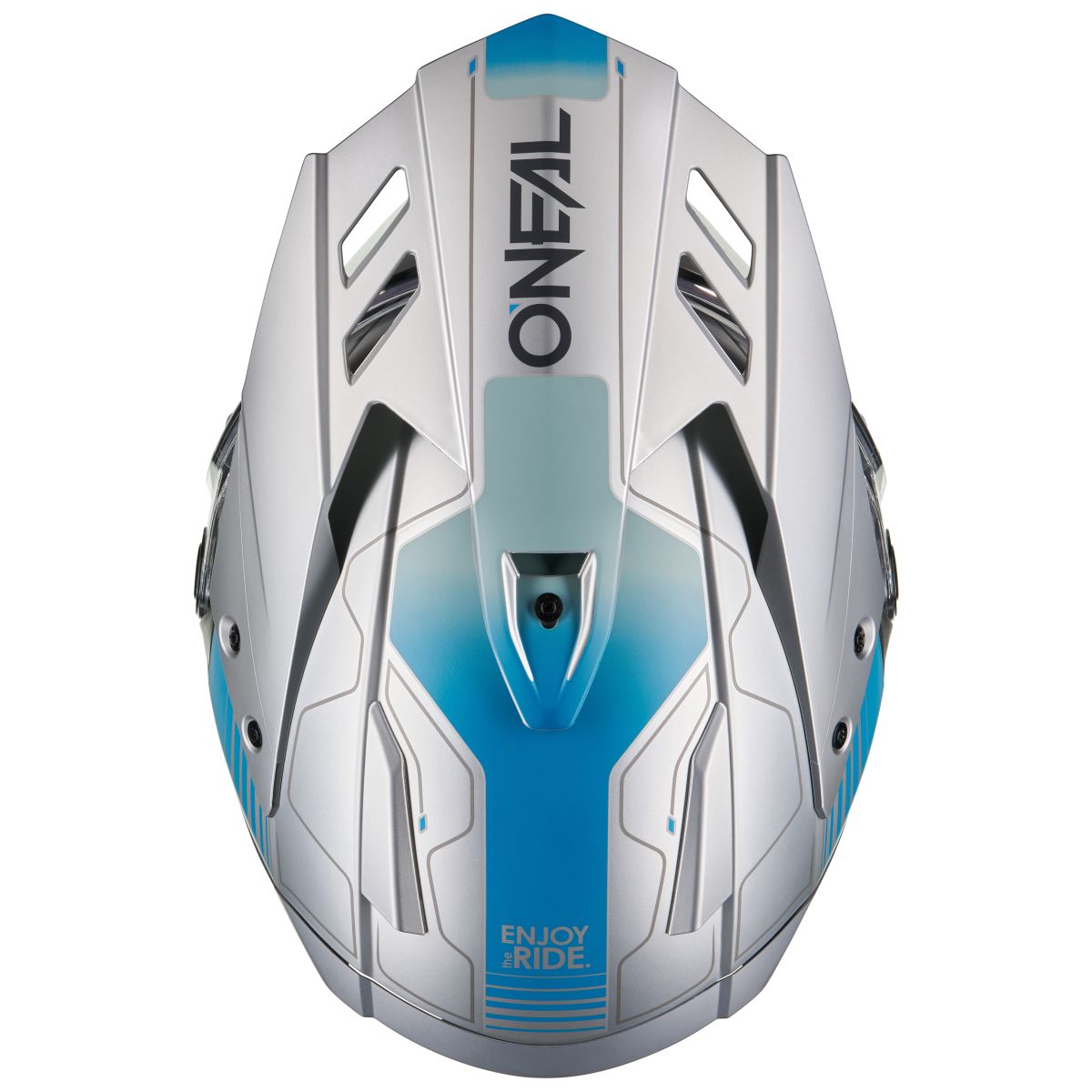 ONeal Sierra RS Echo Motorradhelm grau/blau 2027