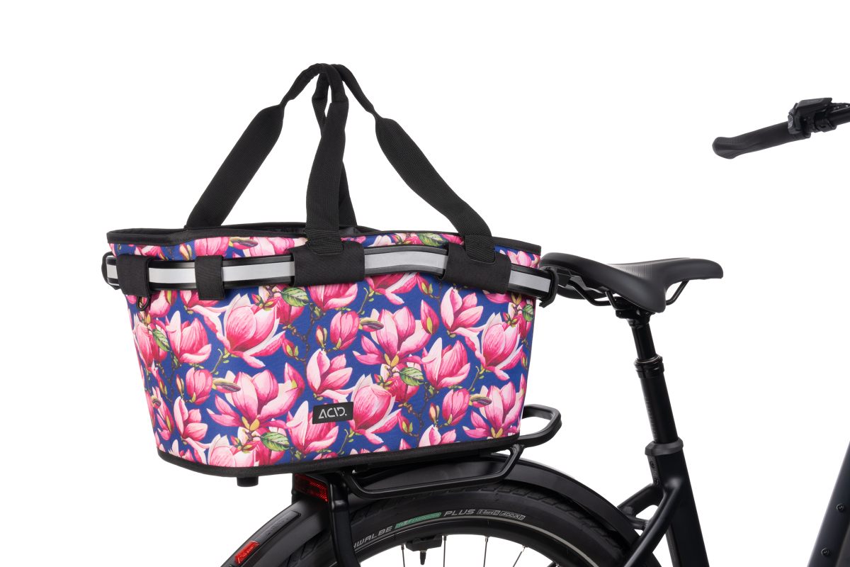 Acid City 20 RILink Fahrrad Gepäckträgerkorb lila/pink