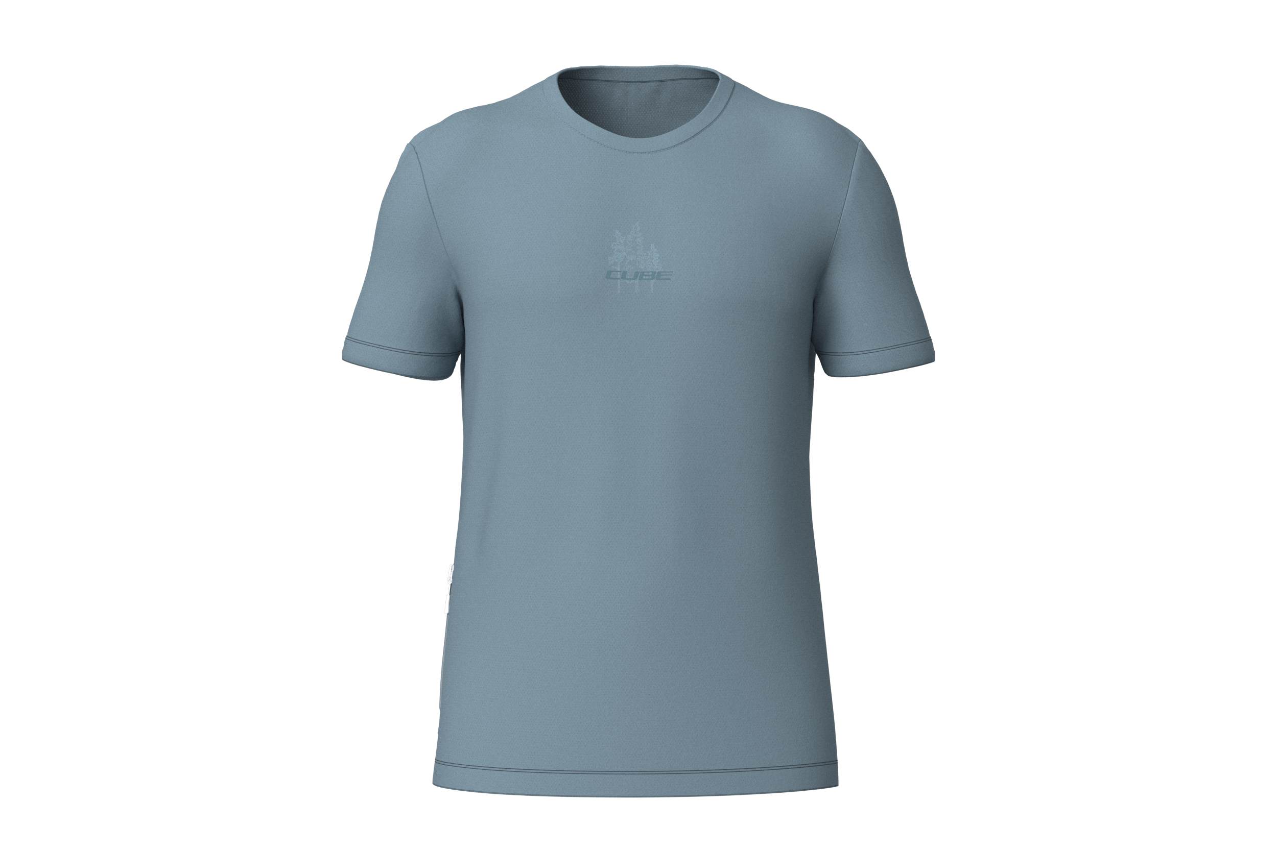 Cube Soft Touch Fahrrad Trikot kurz blau 2026