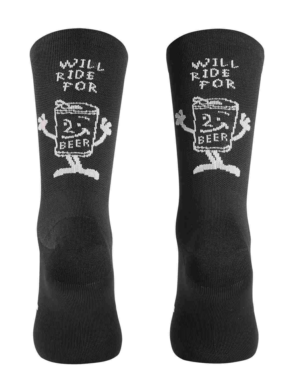Northwave Will Ride for Beer Fahrrad Socken schwarz 2024