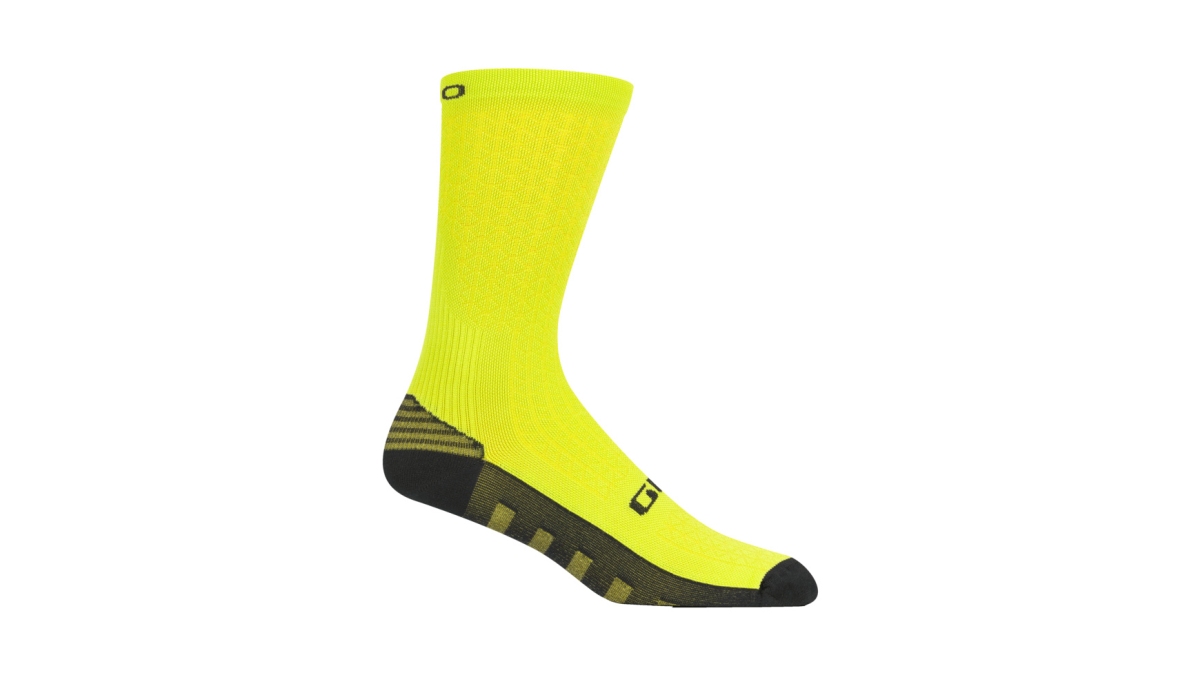 Giro HRC + Grip Fahrrad Socken gelb 2025
