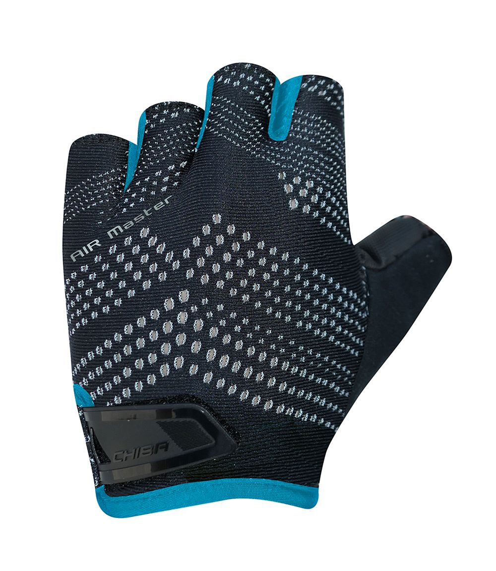 Chiba Air Master Fahrrad Handschuhe kurz schwarz/blau 2027