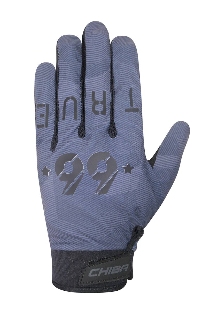 Chiba Double Six Fahrrad Handschuhe lang dunkelgrau 2027