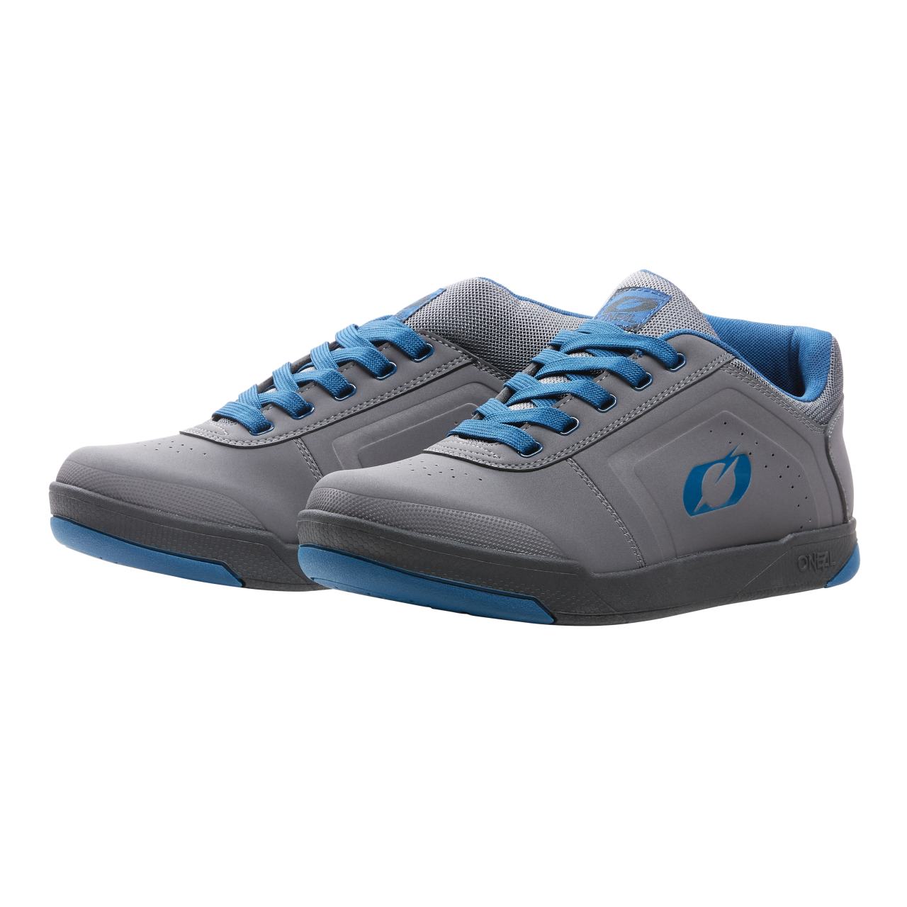 O'Neal Pinned Pro Flat Dirt MTB Fahrrad Schuhe grau/blau 2027 Oneal