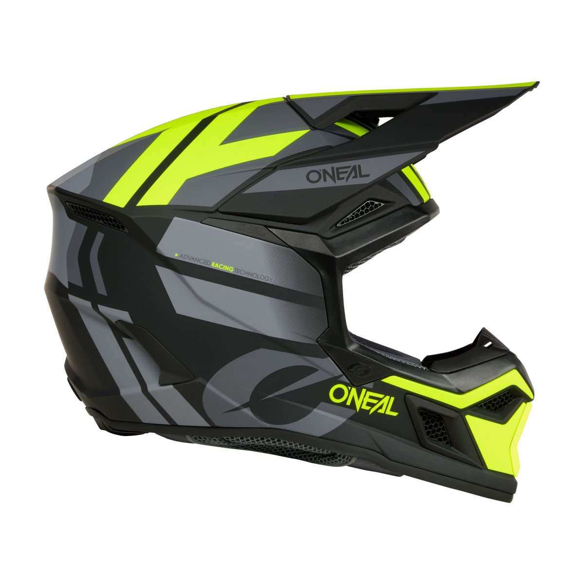 ONeal 3SRS Ride Motocross Enduro MTB Helm schwarz/grau/gelb 2027