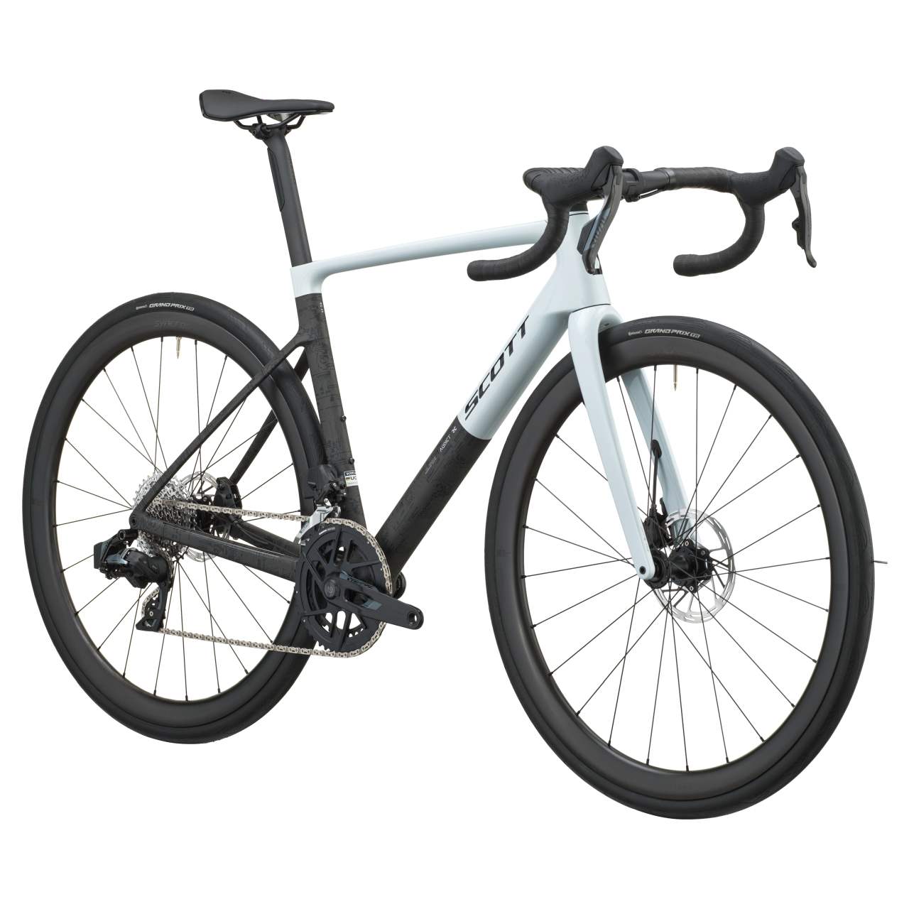 Scott Addict RC 25 Carbon Rennrad cumulus weiß/carbon schwarz 2027