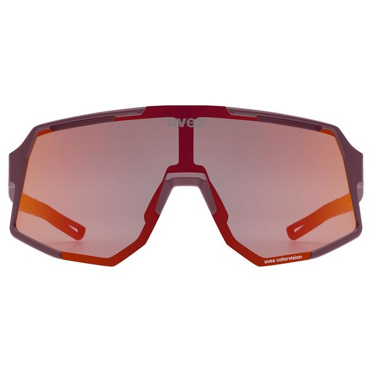 uvex Sequenze CV Fahrrad / Sport Brille matt burgundy rot/mirror rot 2026