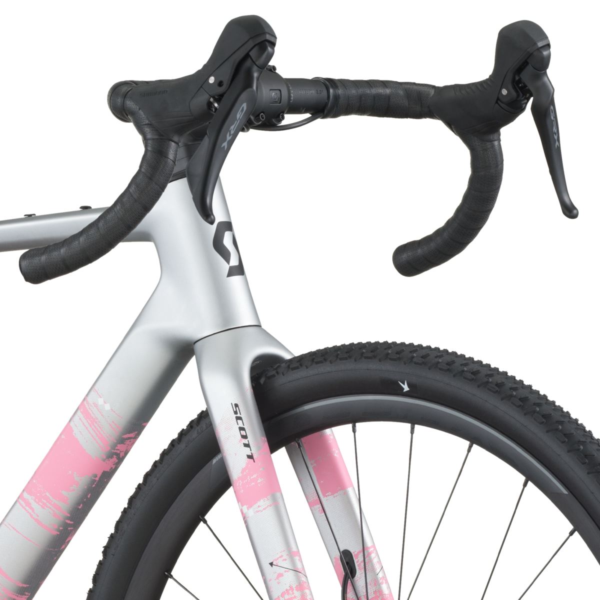 Scott Addict Gravel 30 Carbon Fahrrad grau/rosa 2026