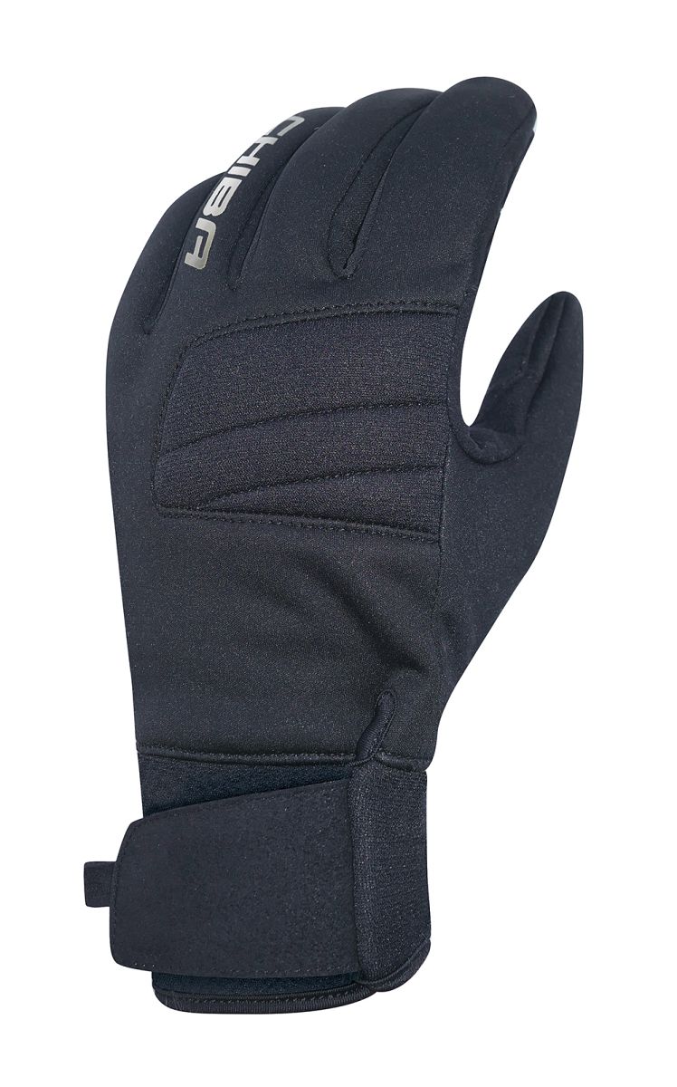 Chiba Classic Winter Fahrrad Handschuhe schwarz/silberfarben 2027