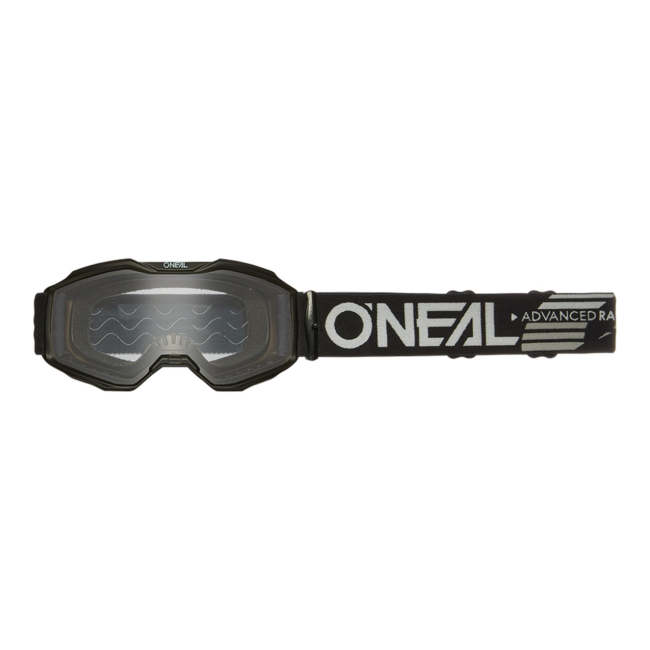 O'Neal B10 Solid Youth Kinder Goggle MX DH Brille schwarz/klar Oneal